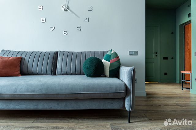 

1-к. квартира, 44 м², 3 кровати