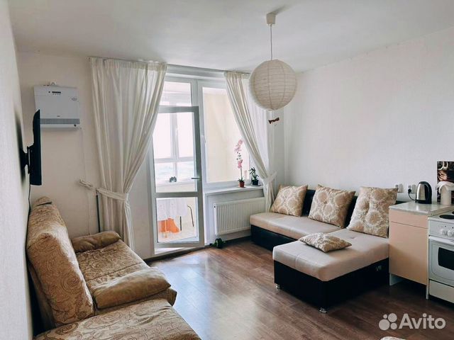 

Квартира-студия, 30 м², 2 кровати