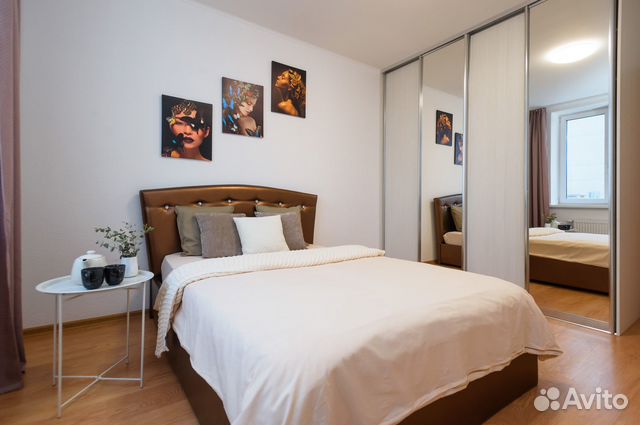 

1-к. квартира, 43 м², 2 кровати