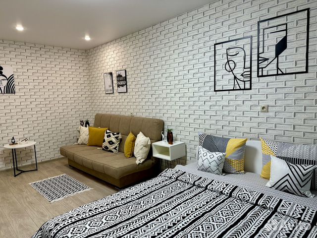 

1-к. квартира, 37 м², 2 кровати