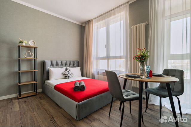 

Квартира-студия, 35 м², 2 кровати