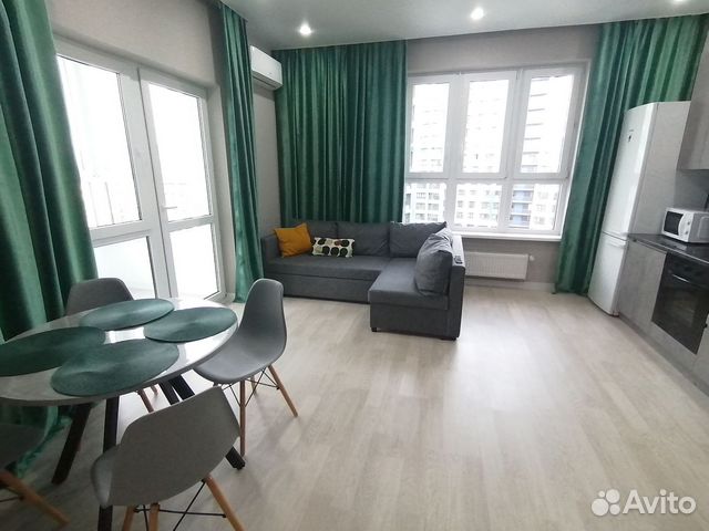 

1-к. квартира, 43 м², 2 кровати
