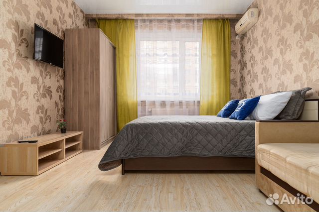 

1-к. квартира, 45 м², 2 кровати