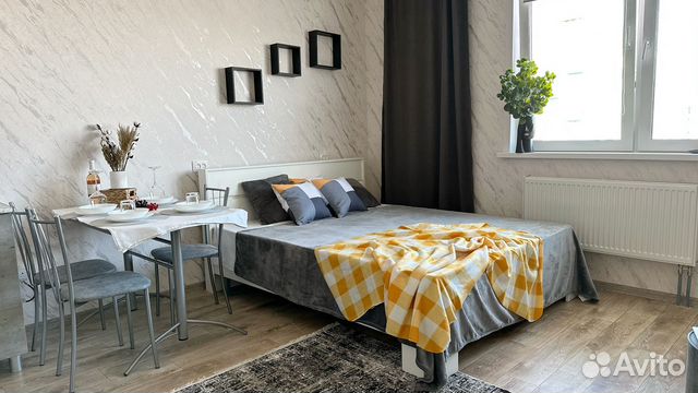 

Квартира-студия, 32 м², 2 кровати