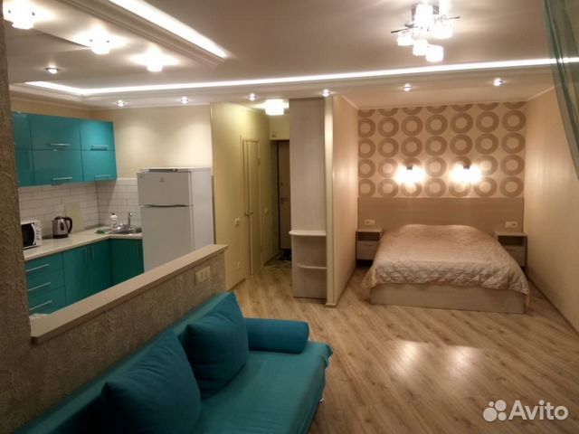 

Квартира-студия, 40 м², 2 кровати