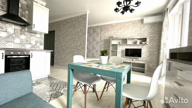 

Квартира-студия, 33 м², 2 кровати