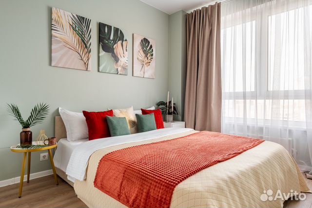 

2-к. квартира, 43 м², 2 кровати
