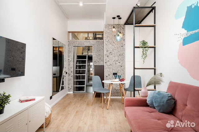 

Квартира-студия, 39,8 м², 2 кровати