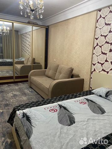 

1-к. квартира, 52 м², 2 кровати