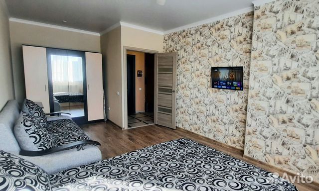 

1-к. квартира, 40 м², 2 кровати