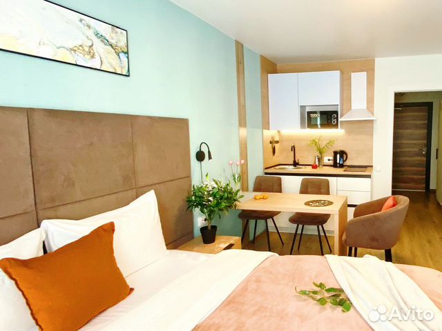 

Квартира-студия, 26 м², 2 кровати