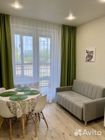 

1-к. квартира, 40 м², 2 кровати