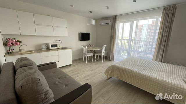

Квартира-студия, 36 м², 2 кровати
