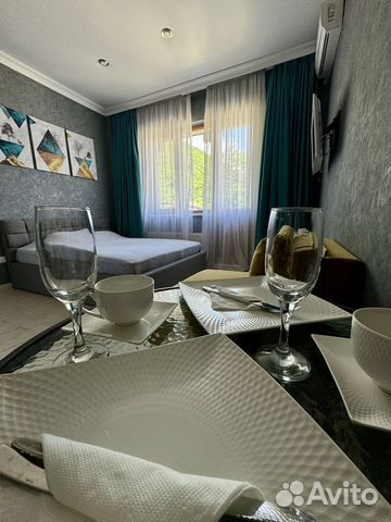 

Квартира-студия, 30 м², 2 кровати