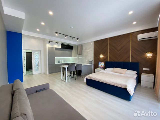 

Квартира-студия, 62 м², 2 кровати