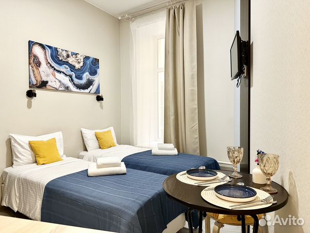 

Квартира-студия, 15 м², 2 кровати