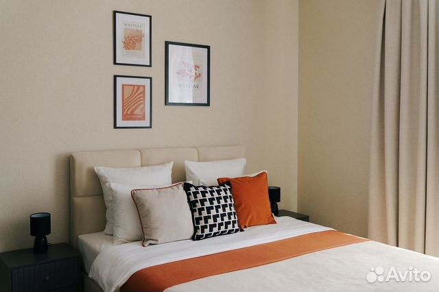 

1-к. квартира, 40 м², 3 кровати