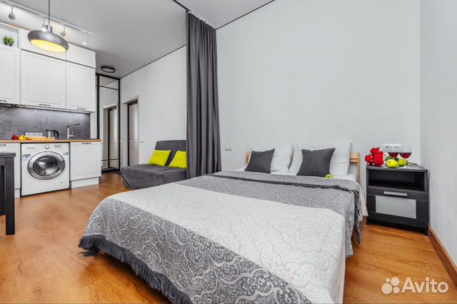 

Квартира-студия, 26 м², 3 кровати