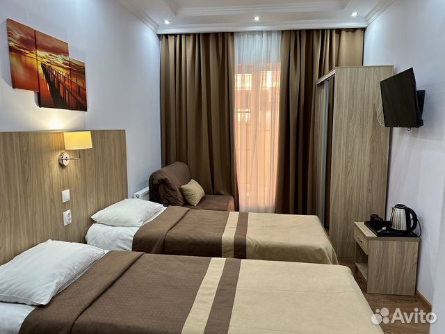 

Квартира-студия, 15 м², 2 кровати