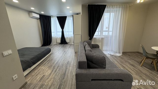 

Квартира-студия, 43 м², 2 кровати