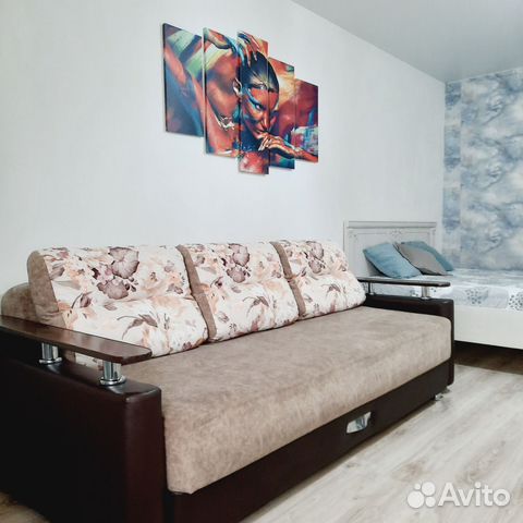 

1-к. квартира, 38 м², 2 кровати