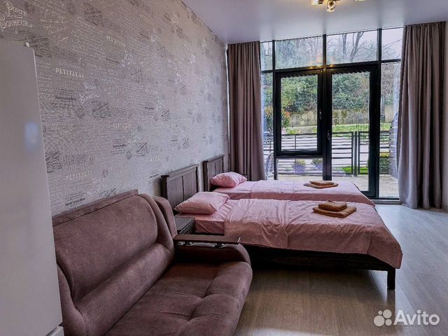 

Квартира-студия, 28 м², 2 кровати
