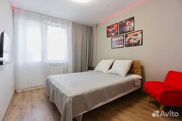 

1-к. квартира, 37 м², 2 кровати