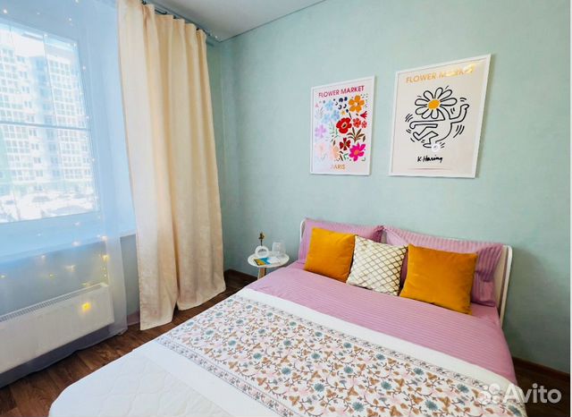

1-к. квартира, 40 м², 2 кровати