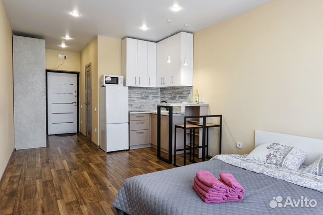 

Квартира-студия, 25 м², 2 кровати