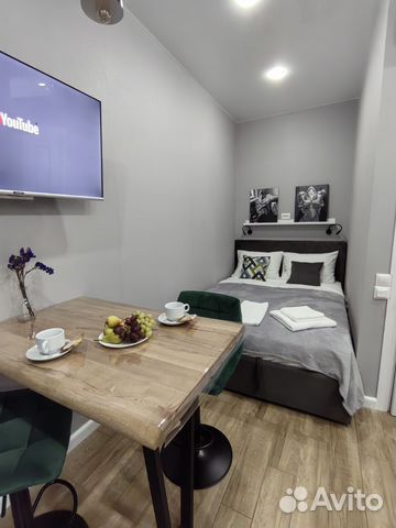 

Квартира-студия, 15 м², 1 кровать