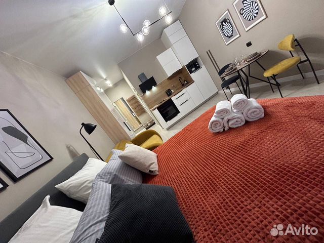 

Квартира-студия, 26 м², 2 кровати