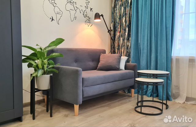 

Квартира-студия, 35 м², 2 кровати