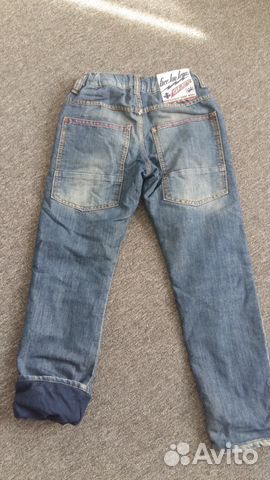 Теплые джинсы на рост 158
