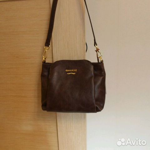Новая сумочка Gaude milano cross body натуральная