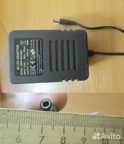 Зарядка адаптер 9V 1000mA MWD-0901000E Зарядка адаптер 9V 1000mA MWD-0901000E