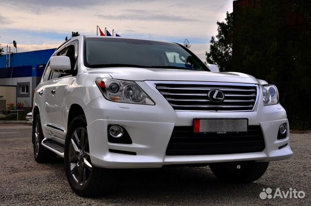 Юбка на передний бампер Sport Lexus LX570 Юбка на передний бампер Sport Lexus LX570