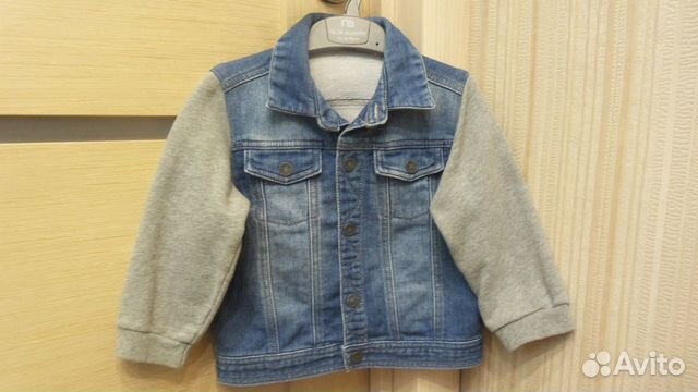 Джинсовая куртка для мальчика 1-2 года Mothercare Джинсовая куртка для мальчика 1-2 года Mothercare
