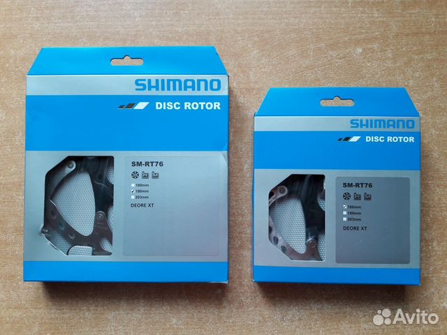 Новые роторы Shimano XT (RT-76) 160/ 180/ 203MM