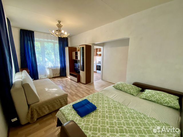 

1-к. квартира, 38 м², 2 кровати