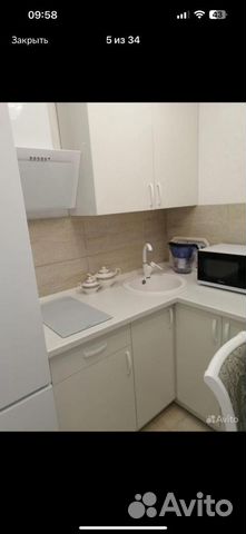 

Квартира-студия, 38 м², 1 кровать