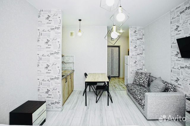 

Квартира-студия, 30 м², 2 кровати