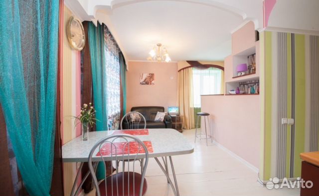 

Квартира-студия, 34 м², 2 кровати