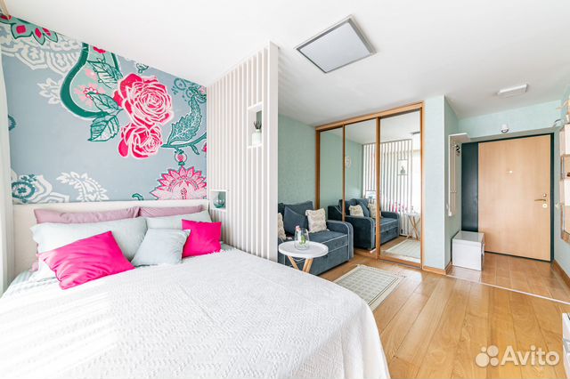 

1-к. квартира, 33 м², 2 кровати
