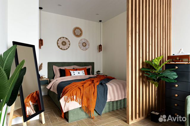 

1-к. квартира, 37 м², 2 кровати