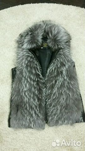Жилет кожа мех Жилет кожа мех