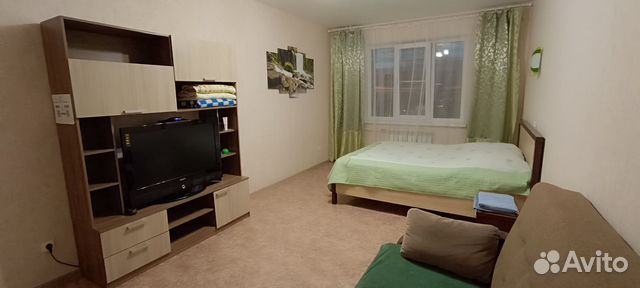

1-к. квартира, 42 м², 2 кровати