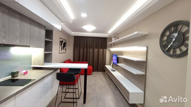 

Квартира-студия, 35 м², 1 кровать