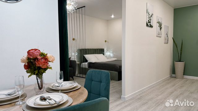 

Квартира-студия, 40 м², 2 кровати