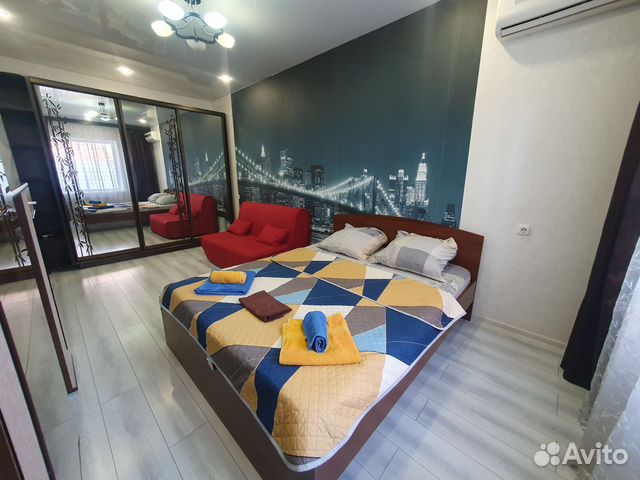 

1-к. квартира, 37 м², 2 кровати