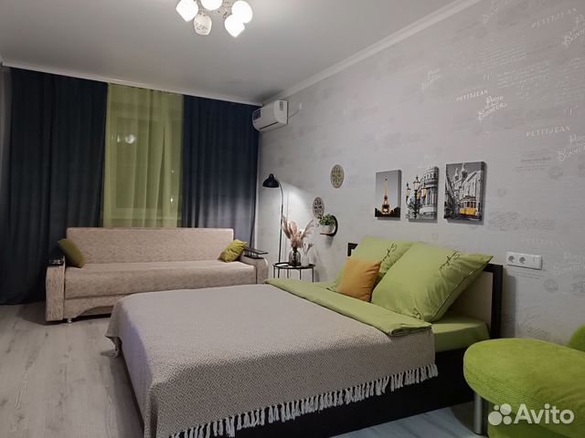 

1-к. квартира, 45 м², 3 кровати